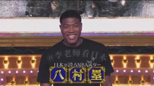 节目效果拉满~八村参加日本综艺 面对初恋情人大秀灌篮&三分