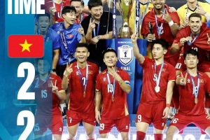 越南两回合总比分4-2击败泰国，夺得东盟杯冠军