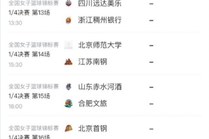 锦标赛1/4决赛：江苏PK北师悬念重重 京沪大战收官