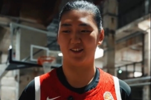 球场模版是谁？韩旭：王治郅 唐子婷：梅斯曼 张子宇：我自己