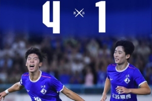 苗润东2射1传、张桐瑞双响，中冠总决赛江苏常晋4-1大胜