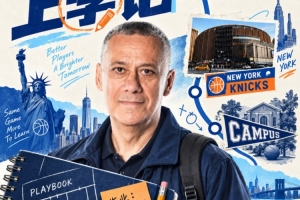 马丁内斯受NBA俱乐部邀请赴纽约参加季前训练营教练员交流活动