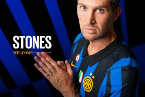 在国米再次受伤！斯通斯自2020年起因伤缺席超440天、超90场比赛