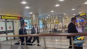 六台：葡足协主席凌晨2点抵达丹麦，被追问是否为C罗而来未予回应