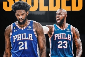ESPN知名解说：恩比德在训练中迟到 詹姆斯当面说了他一顿