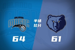 半场战报-灰熊61-64落后魔术3分 布泽尔14+5 班凯罗11+5