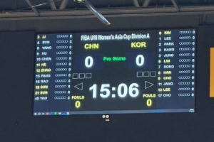中国U18女篮三、四名排位赛首发出炉 首发五人维持不变